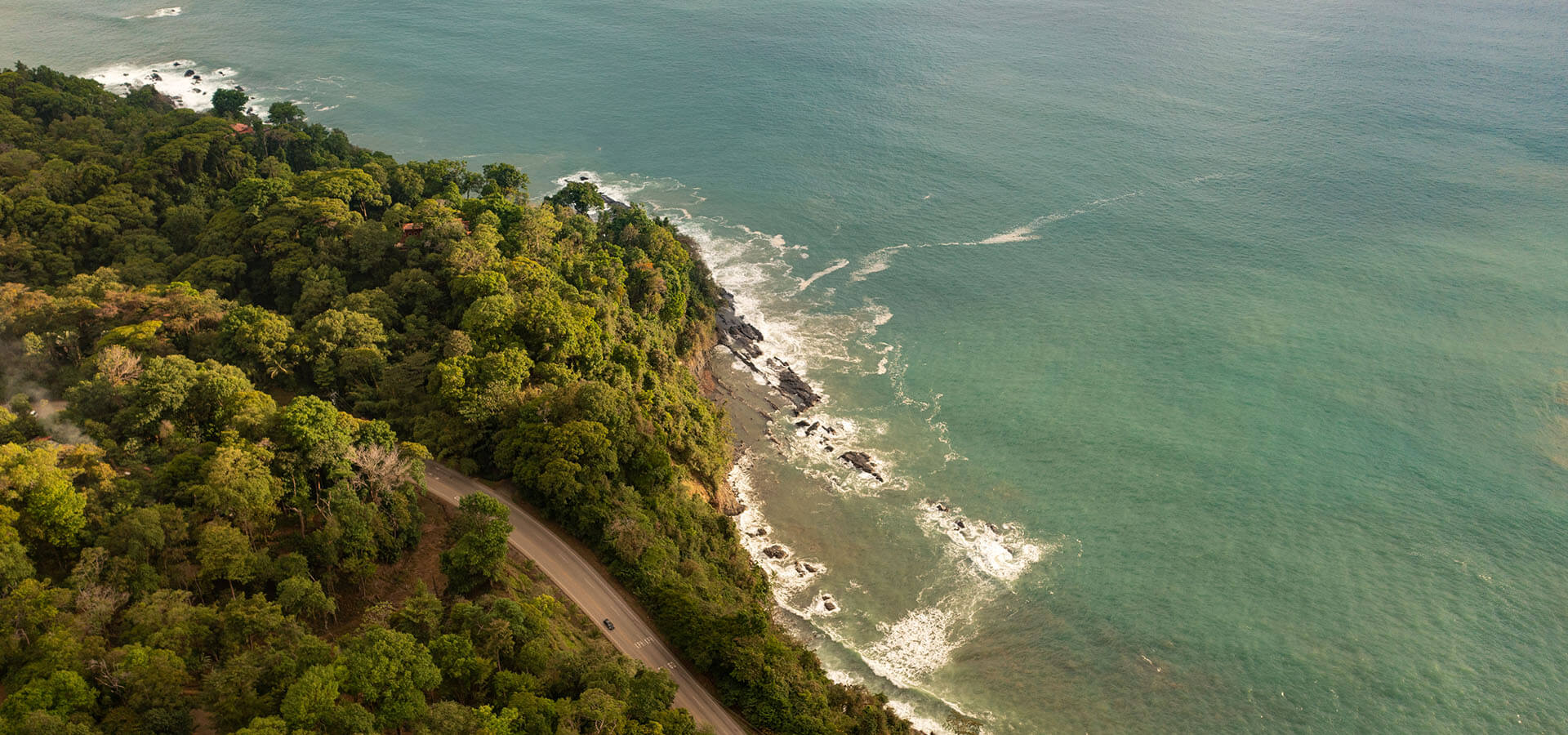 Aerial View of Dominical Beach