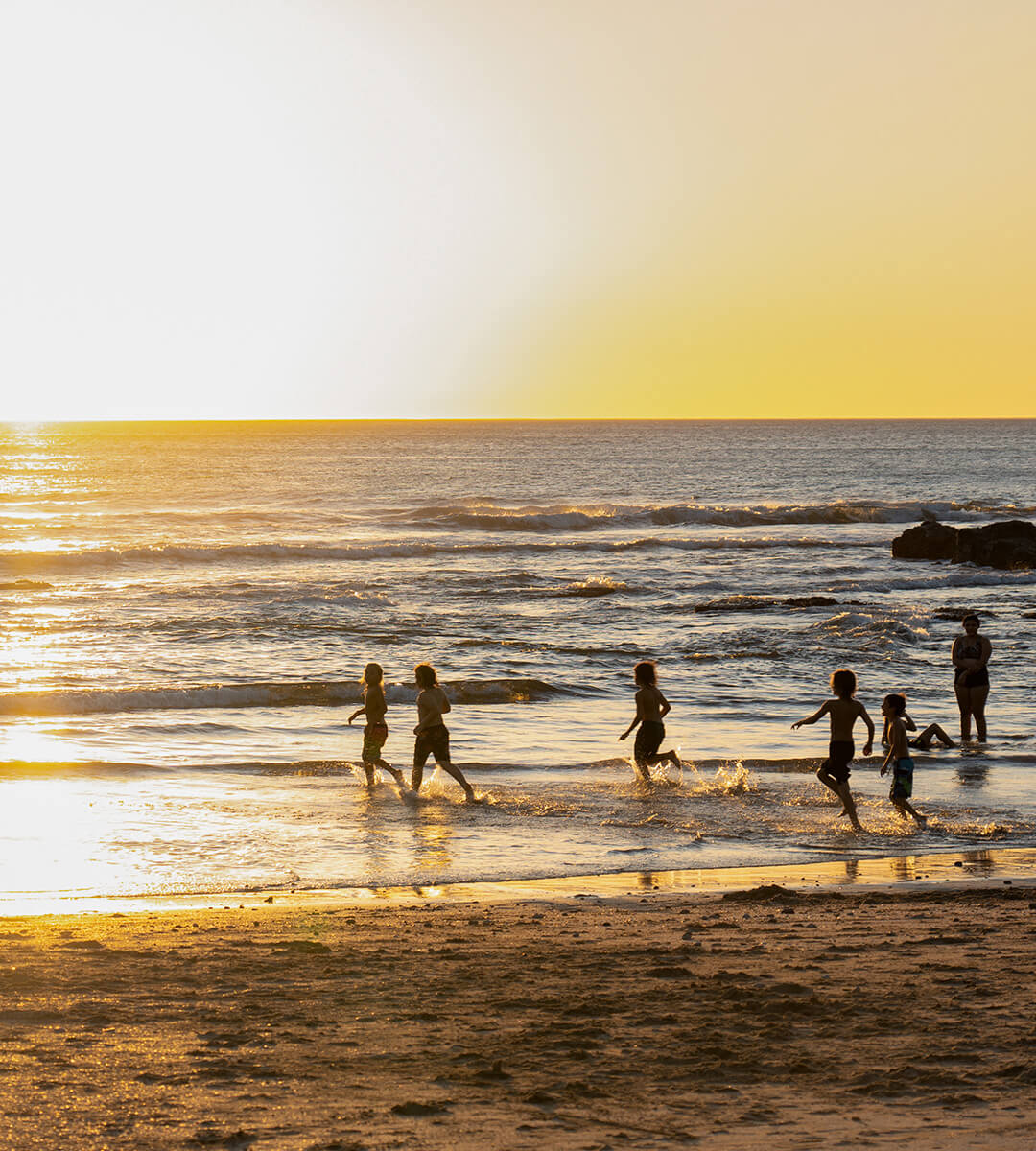 Atardecer en playa Nosara