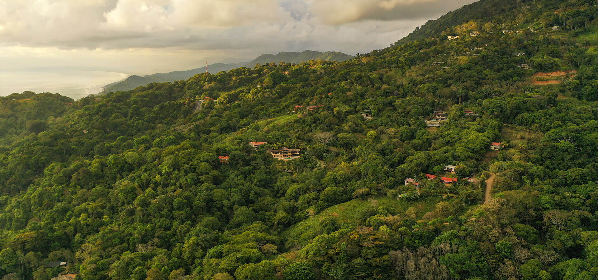 Vista de escaleras de dominical